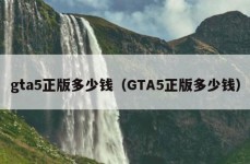 gta5正版多少钱（GTA5正版多少钱）