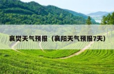 襄樊天气预报（襄阳天气预报7天）